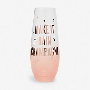 Make It Rain Champagne Drinking Glasses (Set of 2)